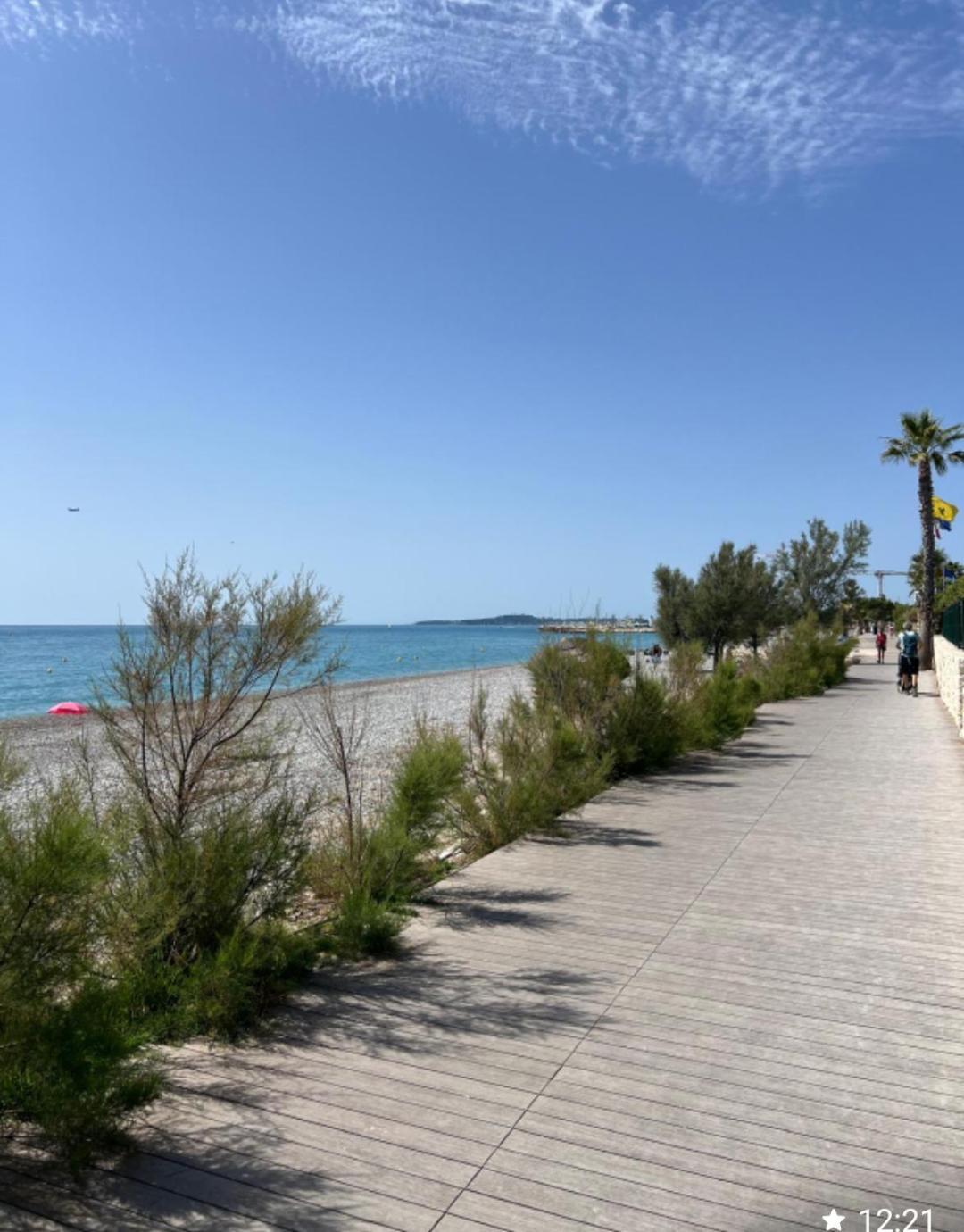 Charmant Studio Villeneuve-Loubet Eksteriør bilde